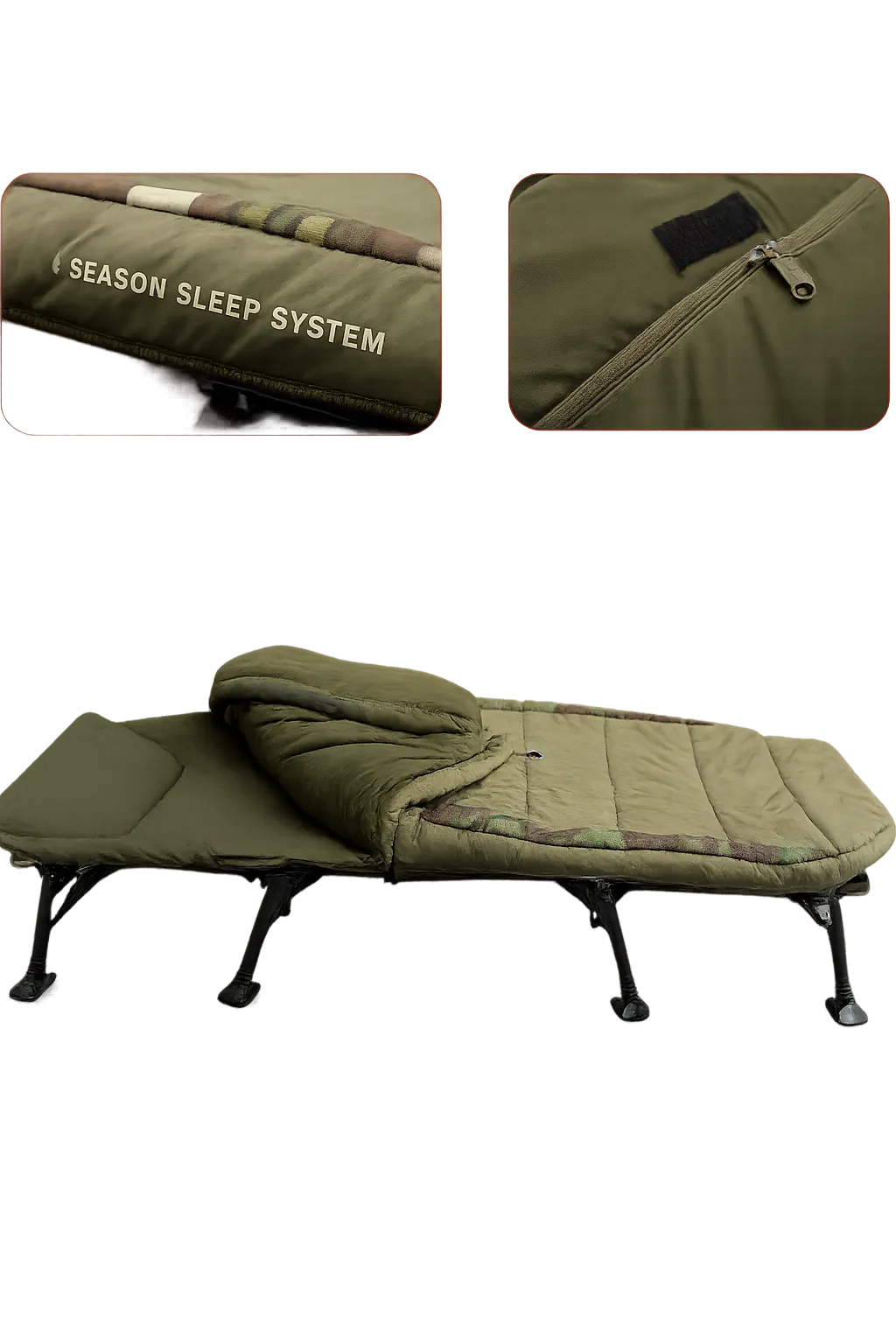 Carp Fishing 5-Season Sleeping System - B2B Wholesale Complete Bedchair Supplier