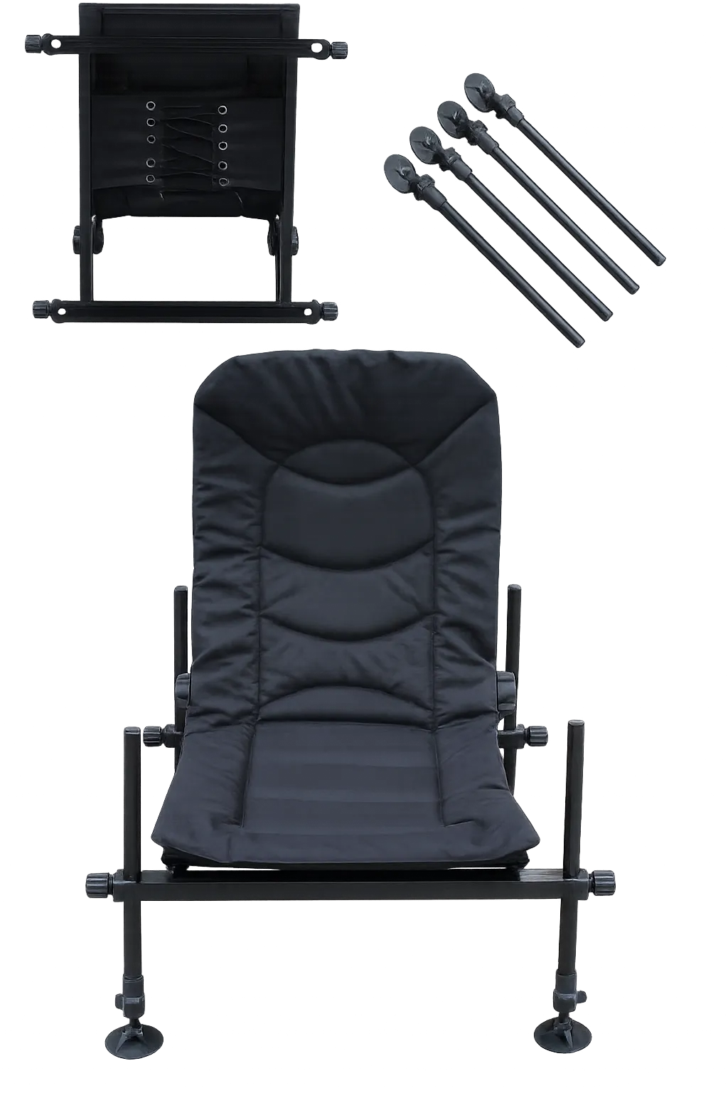 High Back Steel Fishing Chair - Bulk Import Carp Chair for European Retailers