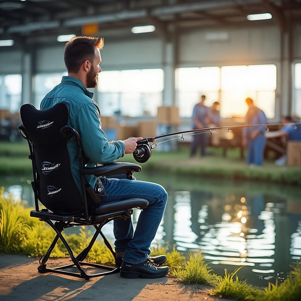 carp fishing chair ,  photo from Pexels