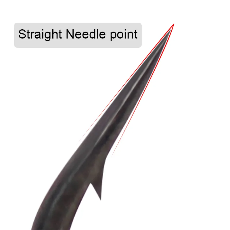 Straight needle point