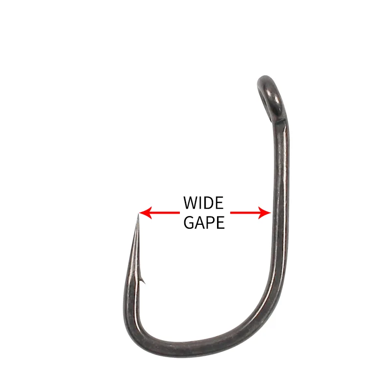 Wide gap treble hook